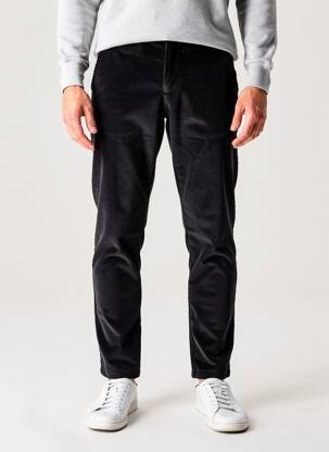 Pantalon chino poches taille normale noir KNOWLEDGE COTTON APPAREL homme