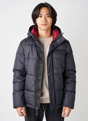 Doudoune manches longues a capuche noir SCOTCH R'BELLE homme