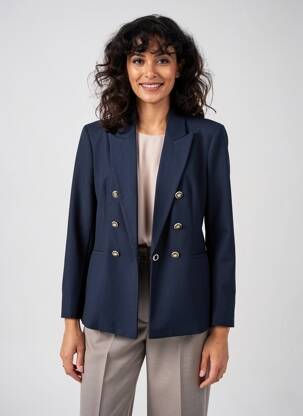 Blazer poches bleu LION OF PORCHES femme