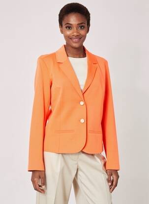 Blazer coupe cintrée orange SIGNE NATURE femme