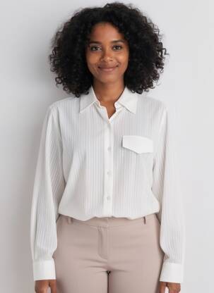 Chemisier coupe cintrée manches longues or MOLLY BRACKEN femme