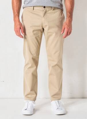 Pantalon chino poches taille normale beige DARIO BELTRAN homme