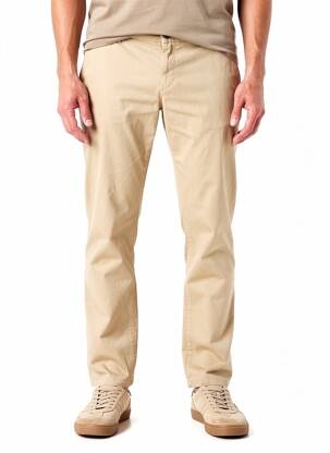 Pantalon chino poches taille normale beige fonce DARIO BELTRAN homme