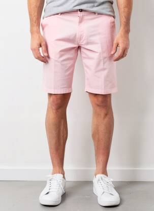 Bermuda stretch taille normale rose LION OF PORCHES homme