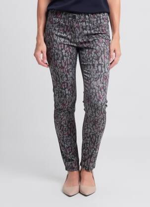 Pantalon slim skinny taille normale gris TONI femme