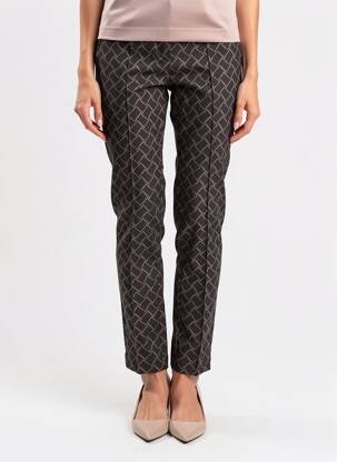 Pantalon slim taille élastique taille normale noir TONI femme