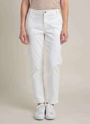 Pantalon chino stretch taille normale blanc COUTURIST femme