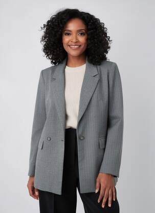 Blazer poches gris SOYACONCEPT femme