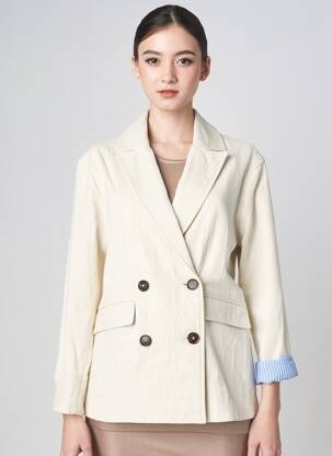 Blazer poches beige MKT STUDIO femme