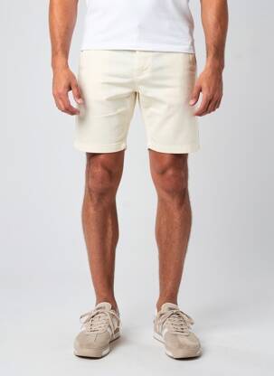 Bermuda tissage popeline taille normale beige FREEMAN T.PORTER homme