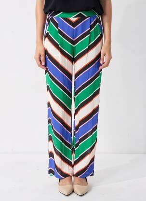 Pantalon droit poches vert LA PETITE ETOILE femme
