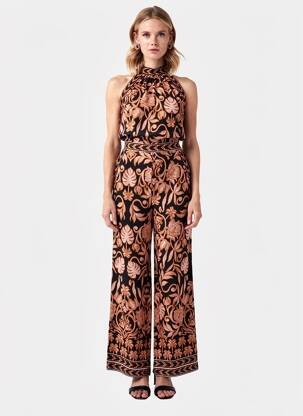 Combi-pantalon fines bretelles fines bretelles noir LA PETITE ETOILE femme