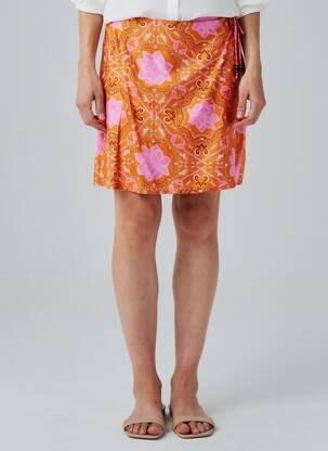 Jupe courte orange LA PETITE ETOILE femme