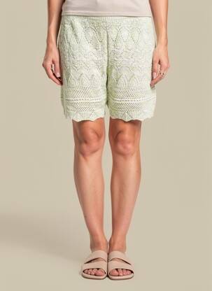 Short taille normale taille normale vert EMILIE.K femme
