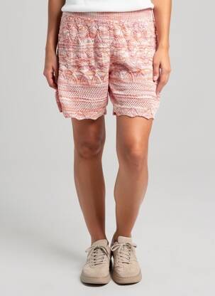Short taille normale taille normale orange EMILIE.K femme