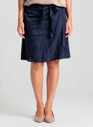 Jupe courte coupe évasée bleu LA PETITE ETOILE femme
