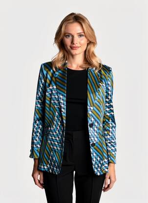 Blazer poches bleu LA PETITE ETOILE femme