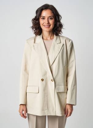 Blazer poches beige EMILIE.K femme