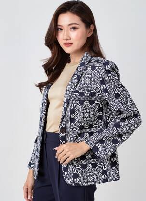 Blazer poches bleu LA PETITE ETOILE femme
