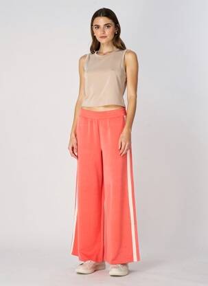 Pantalon large poches taille normale orange ESQUALO femme