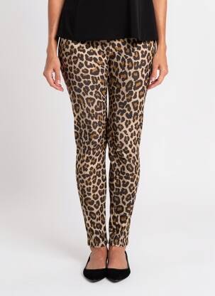 Legging tissage jersey taille normale beige MASAI femme