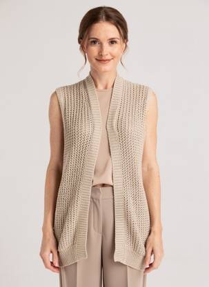 Gilet sans manche sans manche or SOUVENIR femme