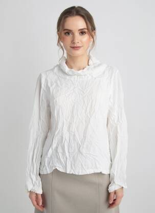 Top manches longues manches longues blanc FLO'REIZA femme