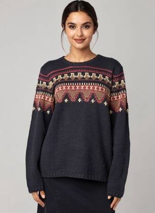 Pull stretch manches longues noir REDSOUL femme