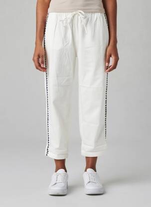 Jogging slim taille normale blanc CHARLIE JOE femme