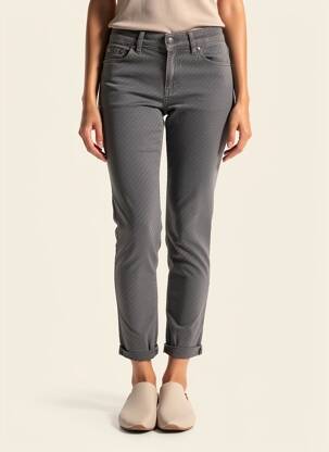Pantalon slim taille élastique taille normale noir ALMANEGRA femme