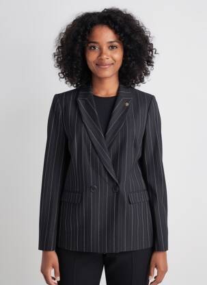 Blazer poches bleu MKT STUDIO femme