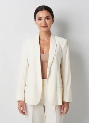 Blazer poches beige YAYA femme