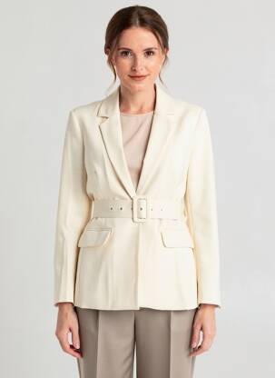 Blazer poches beige YAYA femme