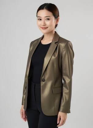 Blazer poches or YAYA femme