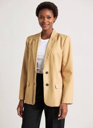 Blazer poches beige YAYA femme