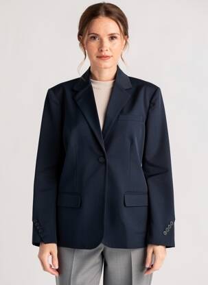 Blazer poches bleu YAYA femme