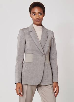 Blazer poches gris YAYA femme