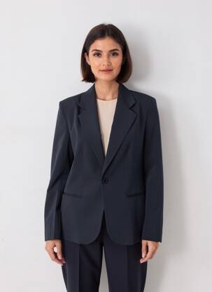 Blazer poches bleu FIVE femme