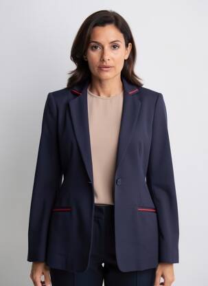 Blazer poches bleu ONE STEP femme