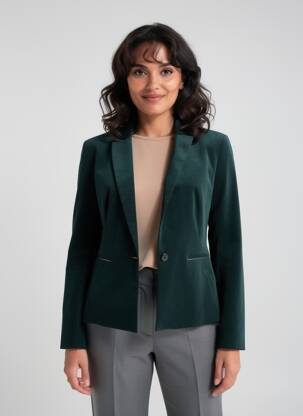 Blazer poches vert ONE STEP femme