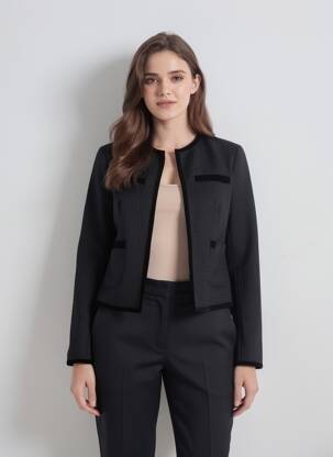 Veste chic poches noir I.CODE (By IKKS) femme