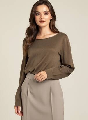Top manches longues manches longues vert IKKS femme