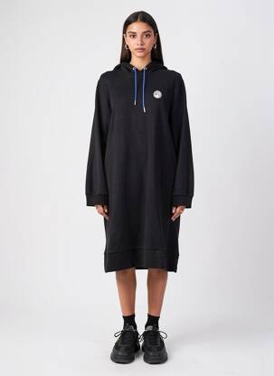 Robe mi-longue manches longues manches longues noir I.CODE (By IKKS) femme