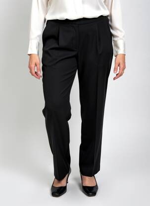 Pantalon droit stretch taille normale noir KARTING femme
