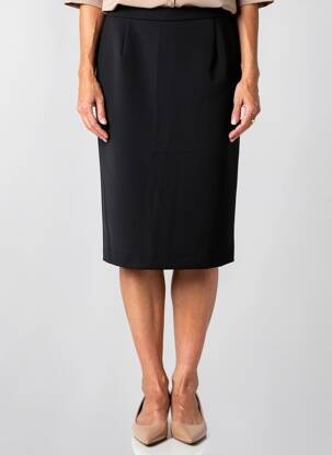 Jupe mi-longue taille normale noir KARTING femme
