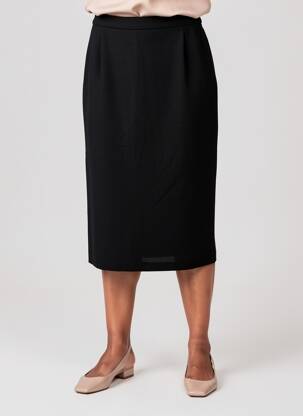 Jupe mi-longue taille normale noir KARTING femme
