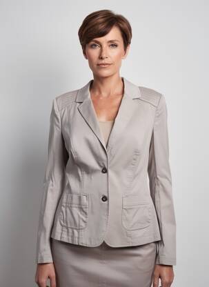 Blazer poches gris BASLER femme