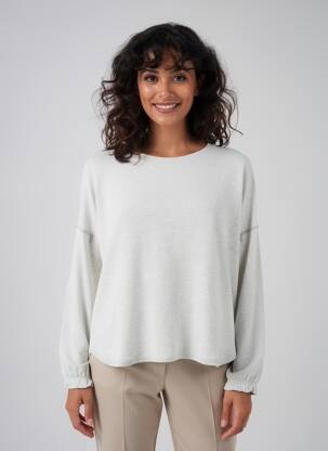 T-shirt manches longues manches longues gris BEATE HEYMANN femme