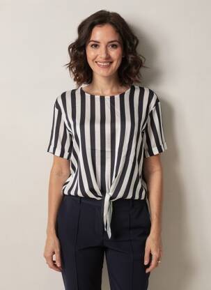 Top manches courtes manches courtes noir TUZZI femme