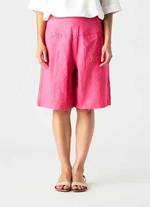 Bermuda taille élastique taille normale rose MASAI femme